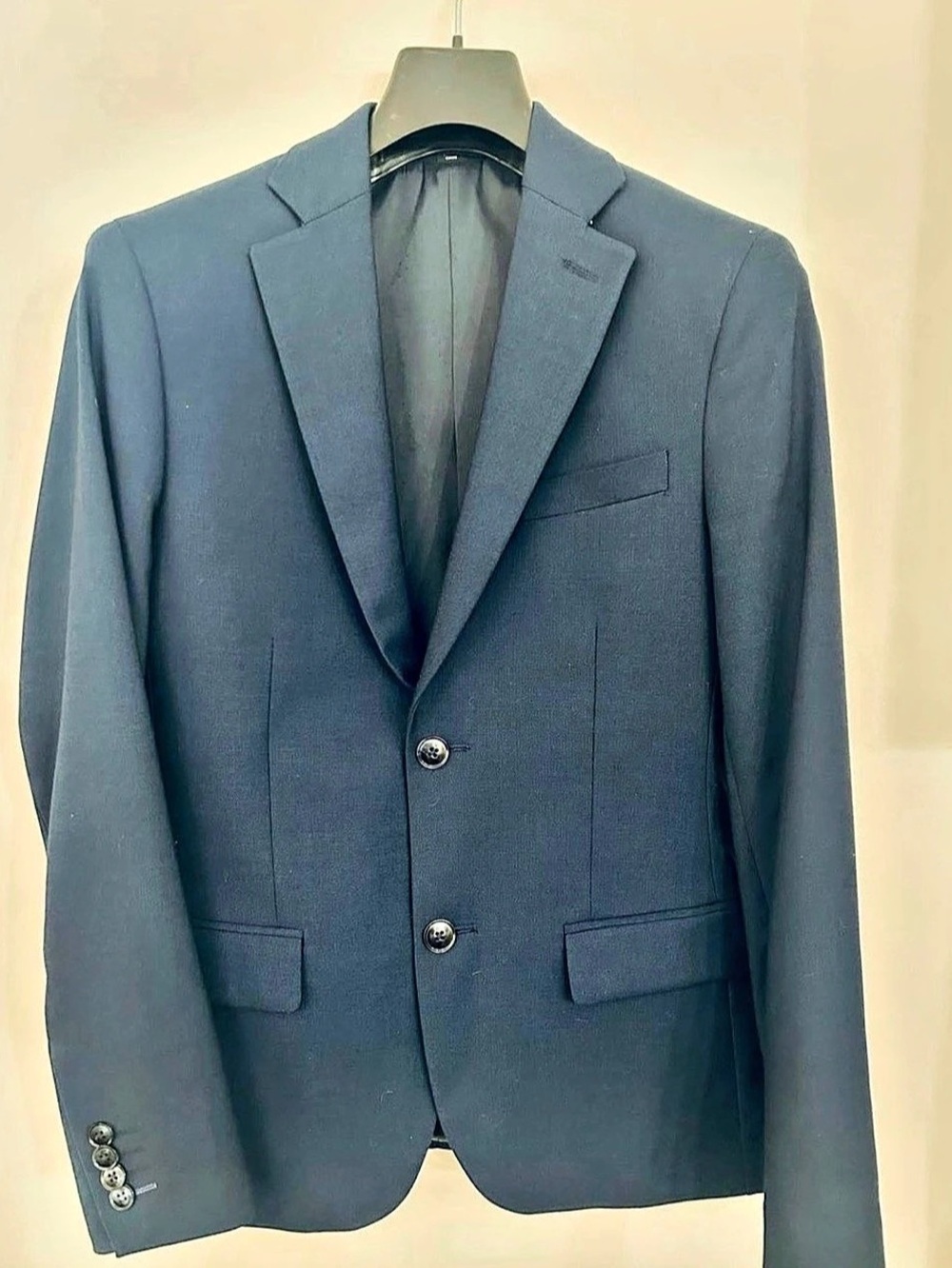 RW&CO. 34S Slim Fit Coupe Étroite. Blue Suit
